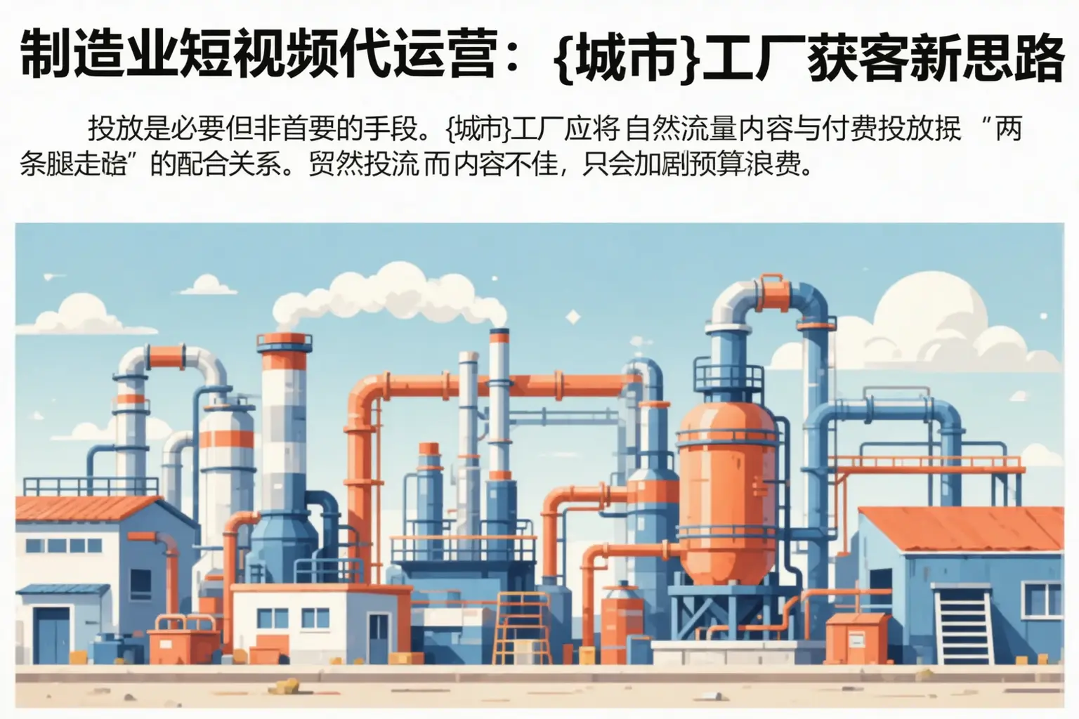 制造业短视频代运营：红河工厂获客新思路