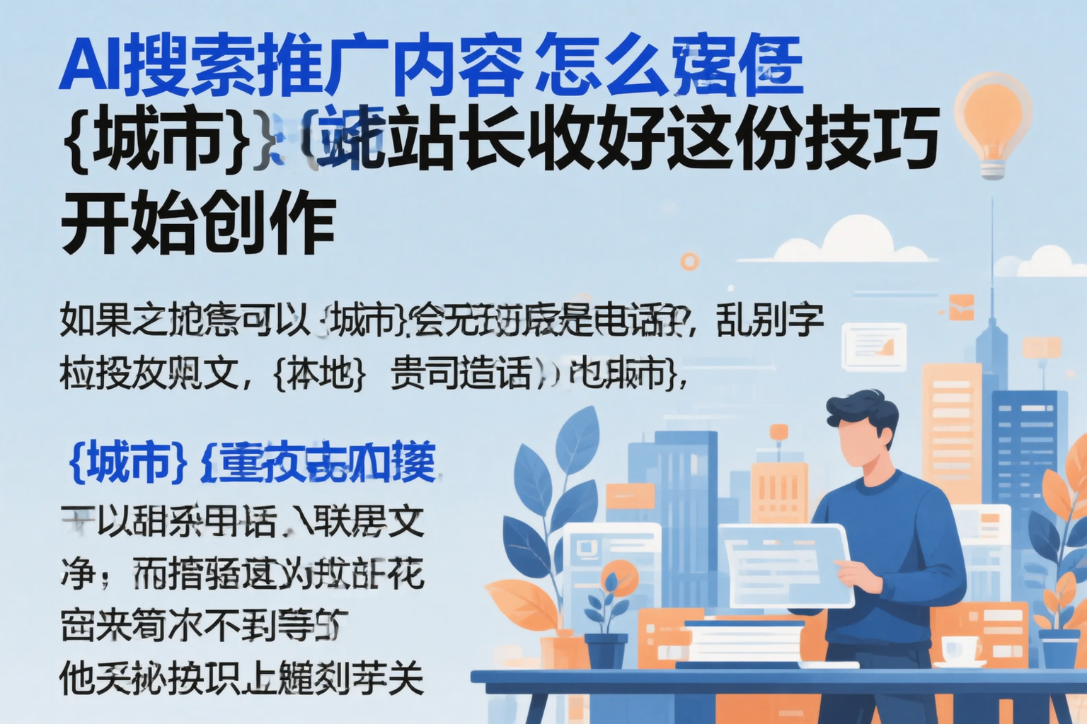 AI搜索推广内容怎么写?红河站长收好这份技巧