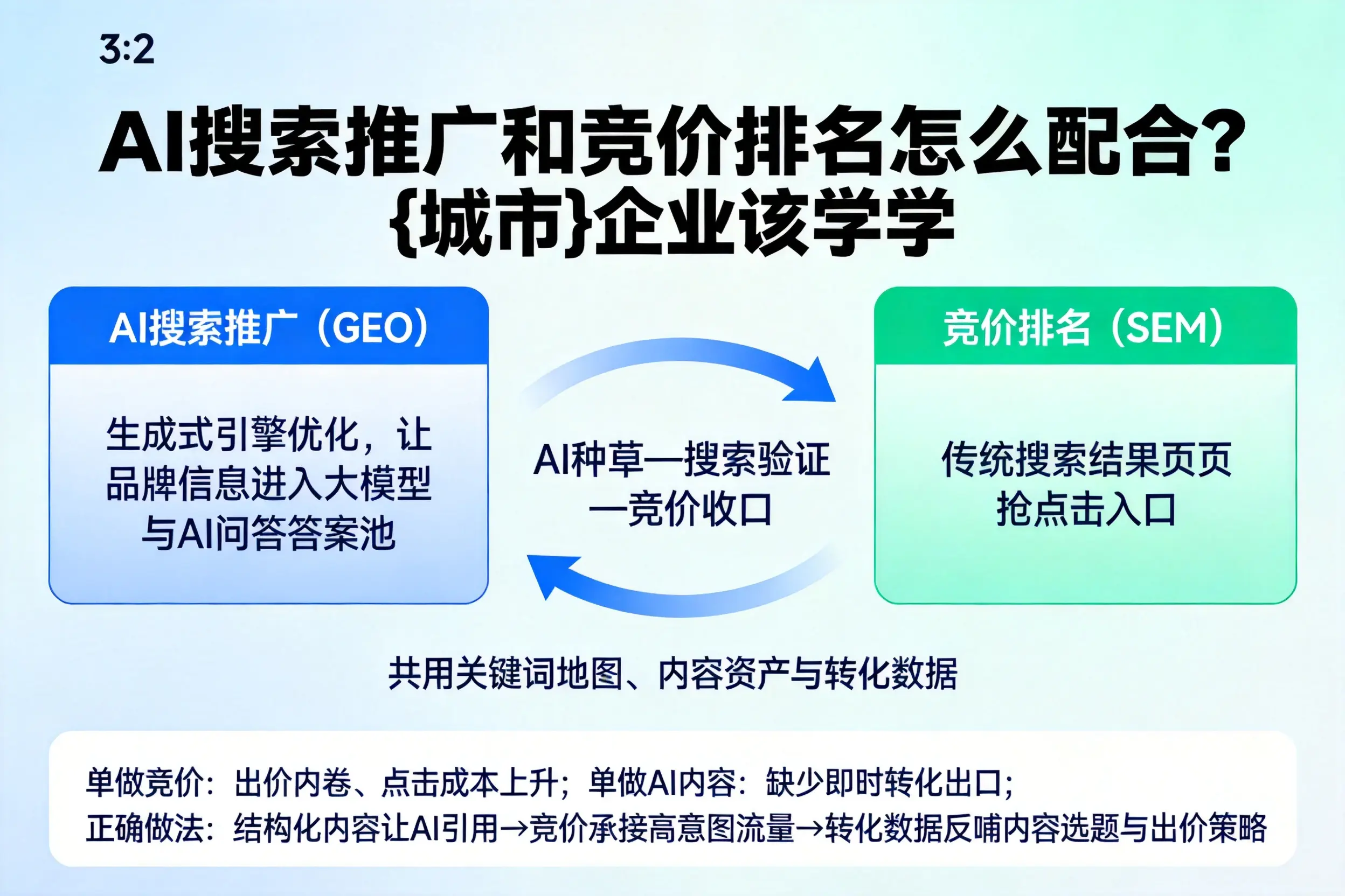 AI搜索推广和竞价排名怎么配合？红河企业该学学