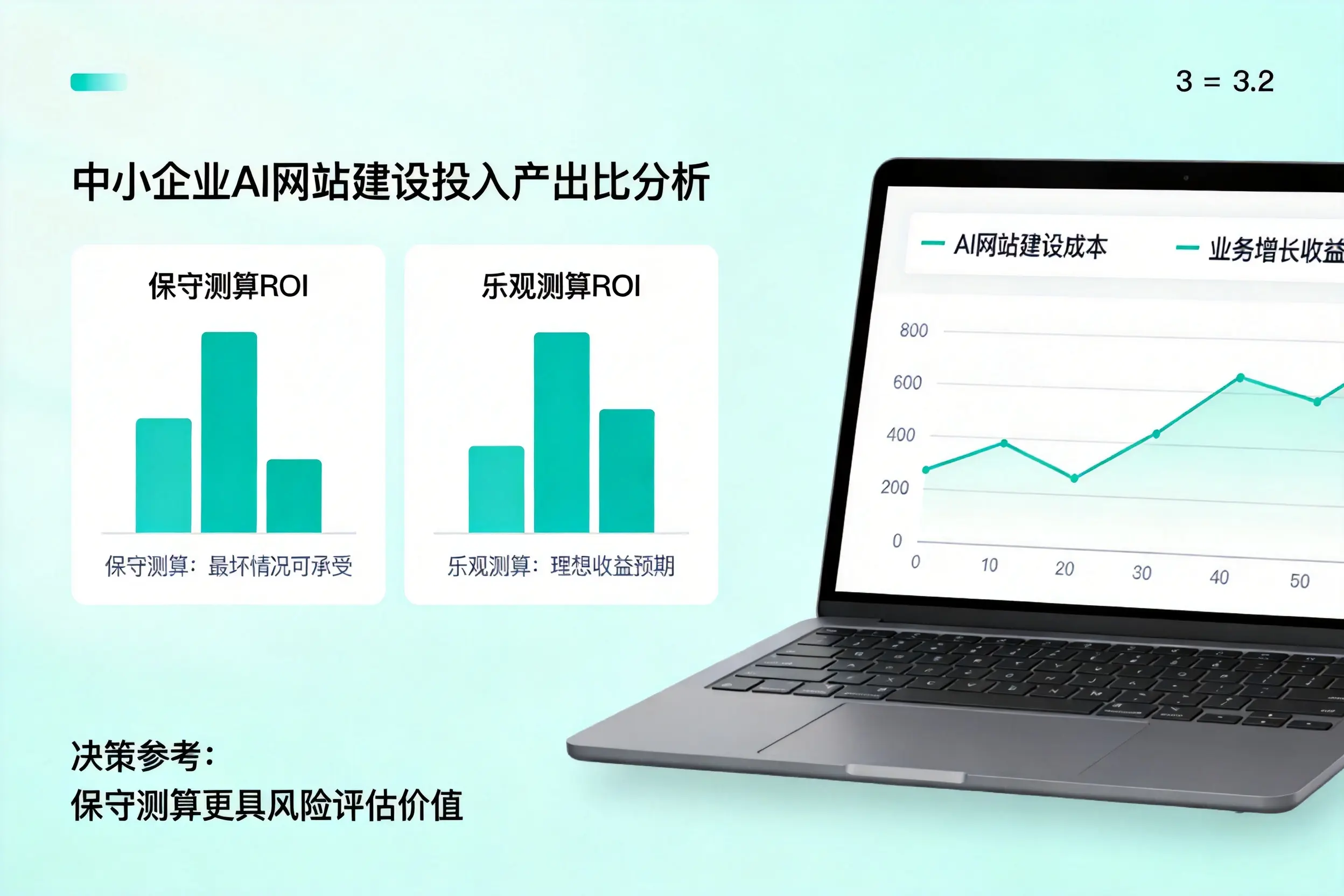 红河中小企业AI网站建设投入产出比怎么算?先看这份分析